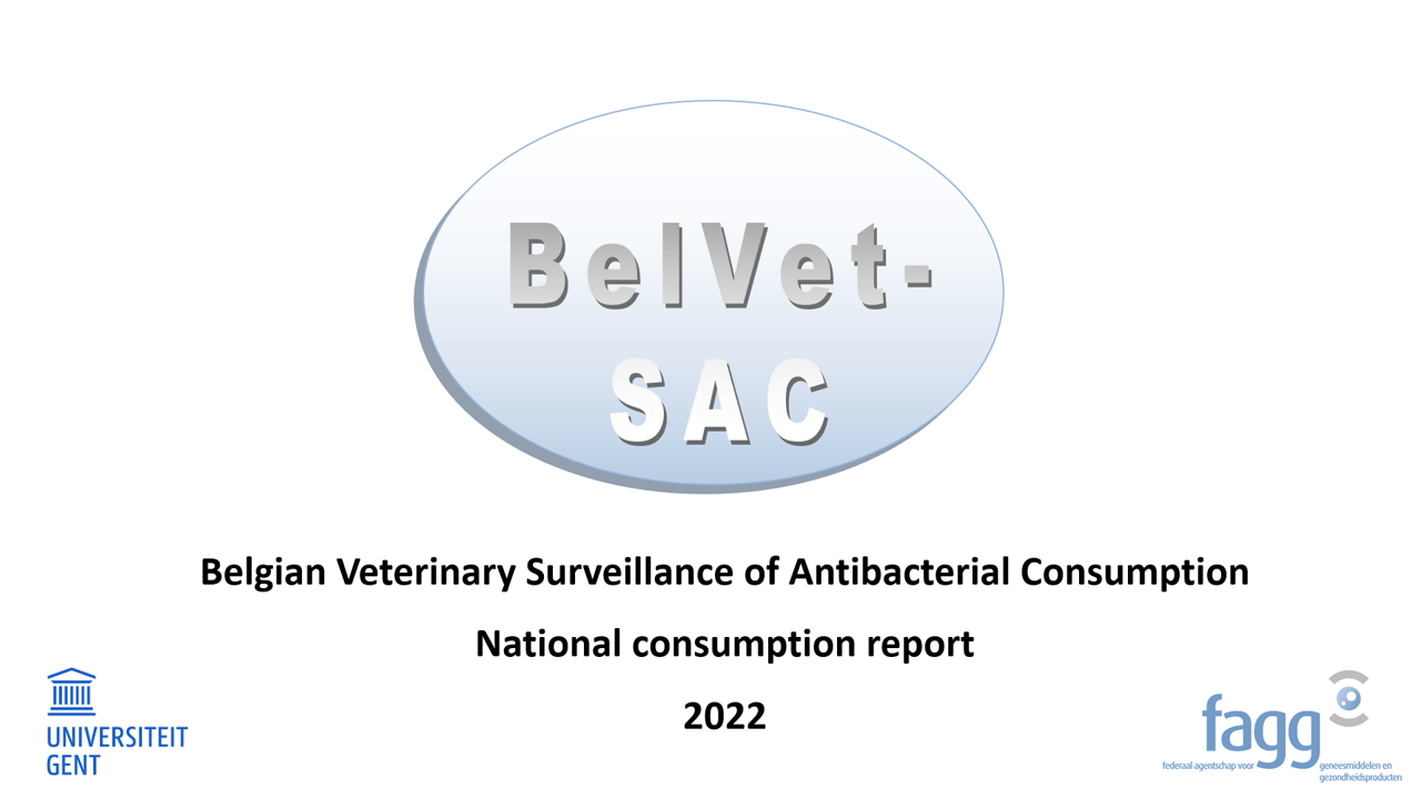 Resultaten antibioticumgebruik (BelVet-SAC 2022) en -resistentie in de diergeneeskunde in België